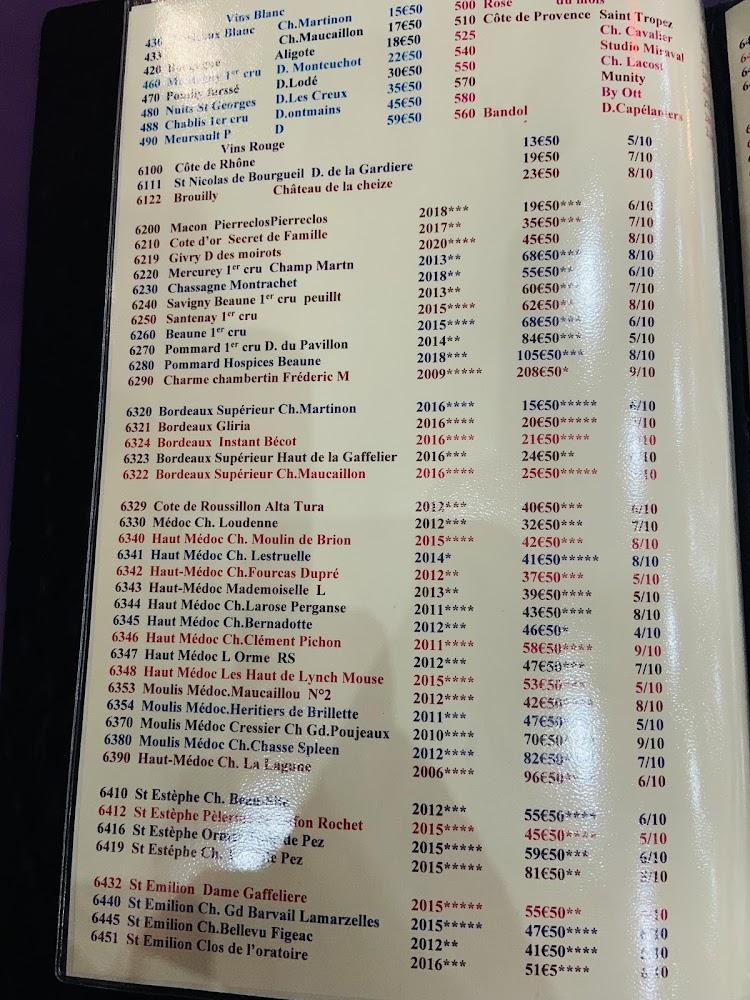 Boieldieu de Chine - Menu Image 4