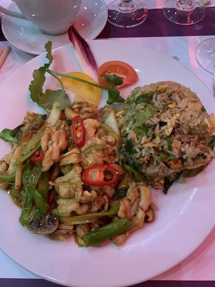 Spicy Chicken with Fried Rice